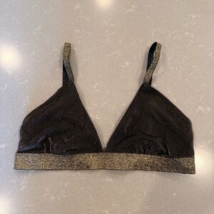 Gold Sparkle Bralet top